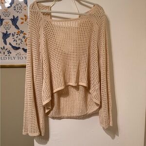 Women's beige knit Sweater